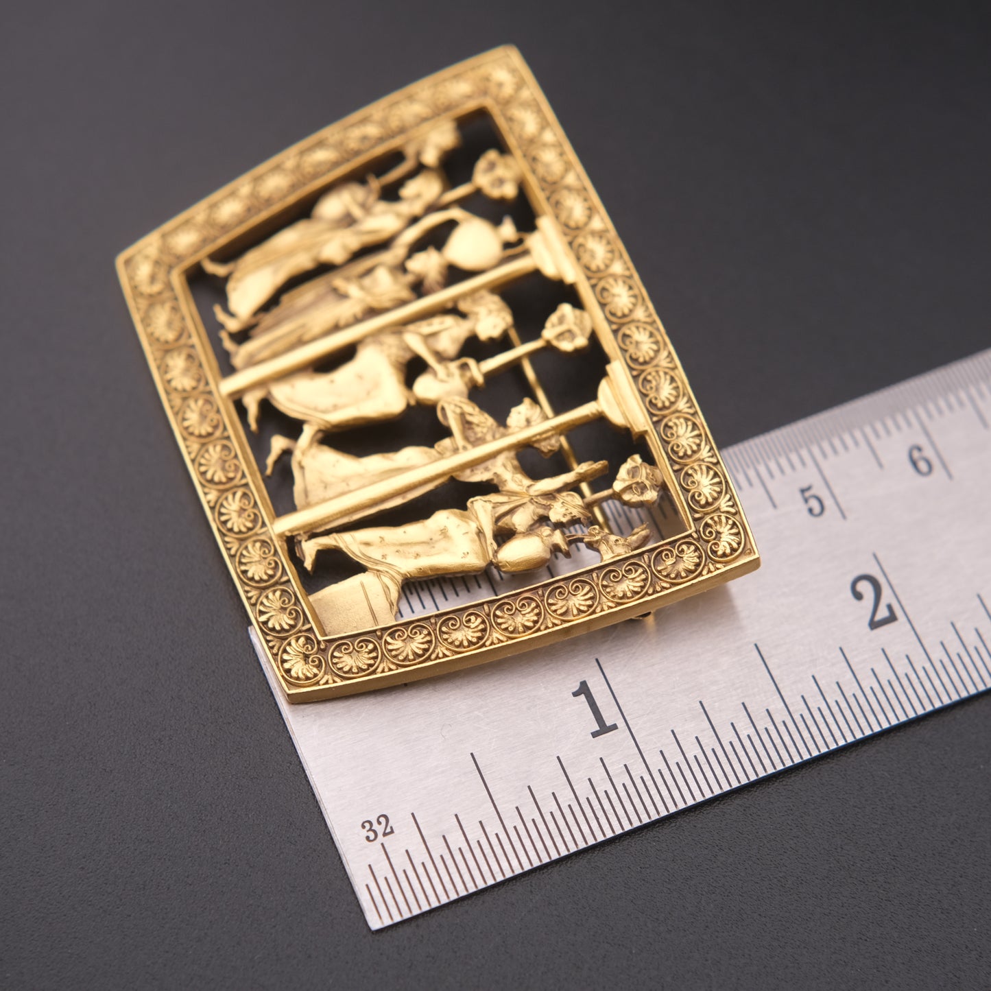 ❤️ Vintage MFA Museum of Fine Arts Classical Figural Brooch