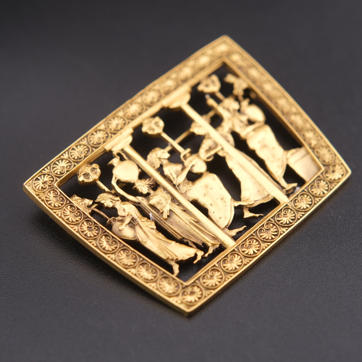 ❤️ Vintage MFA Museum of Fine Arts Classical Figural Brooch