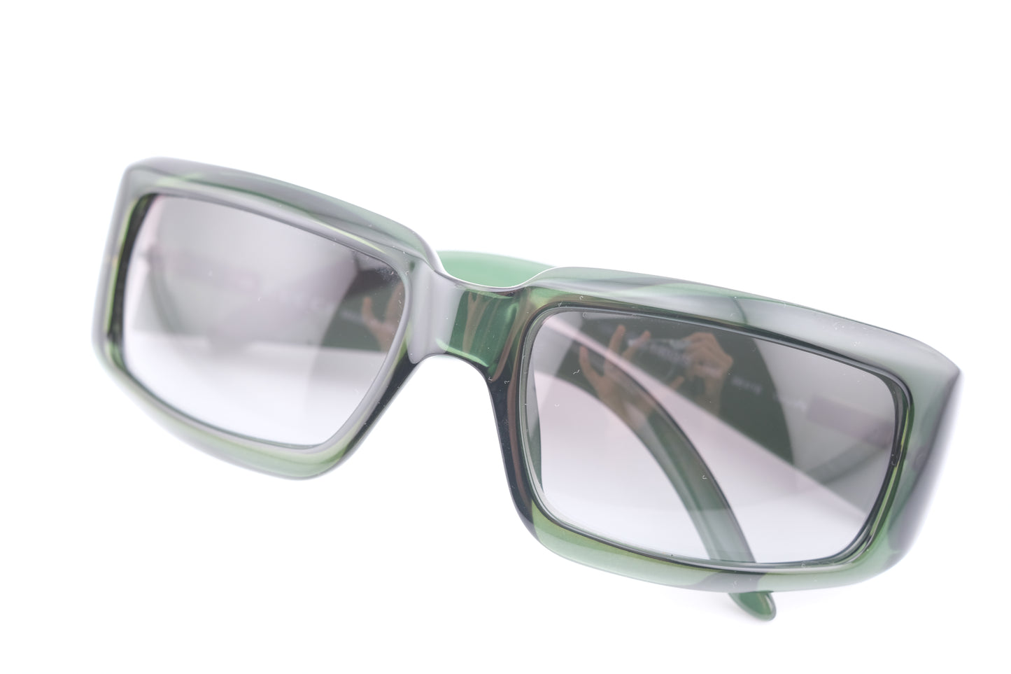 ❤️ Vintage Gucci GG 1403/S Green Rectangular Sunglasses – Made in Italy