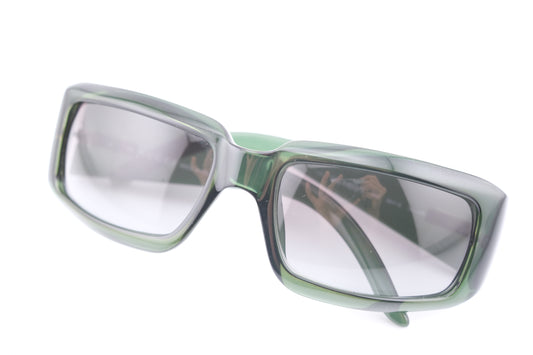 ❤️ Vintage Gucci GG 1403/S Green Rectangular Sunglasses – Made in Italy