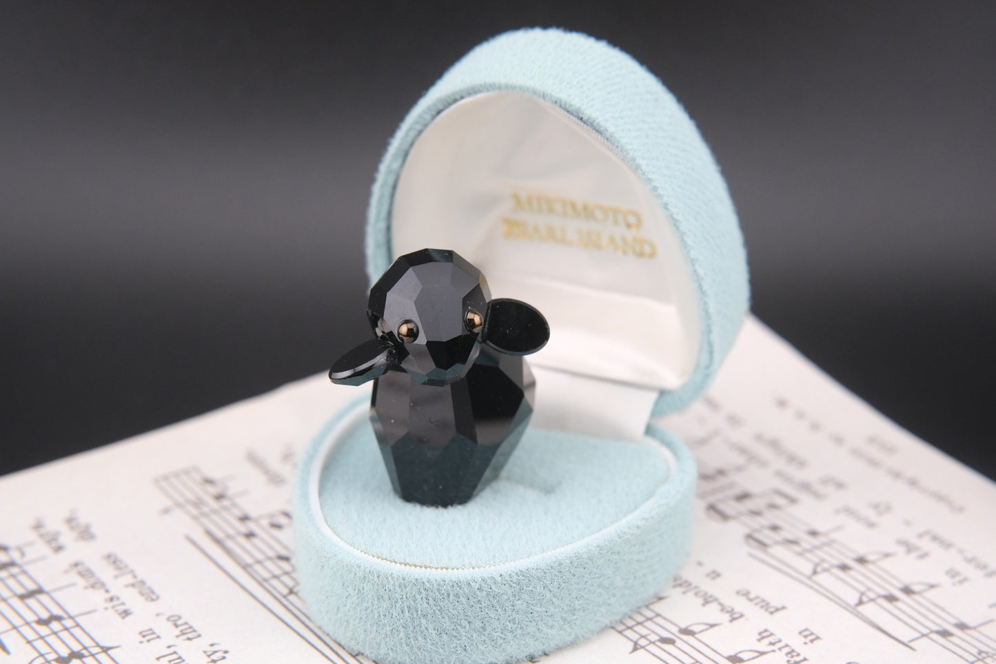 Swarovski Lovlots Shady Black Lamb Figurine – Limited Edition 2006