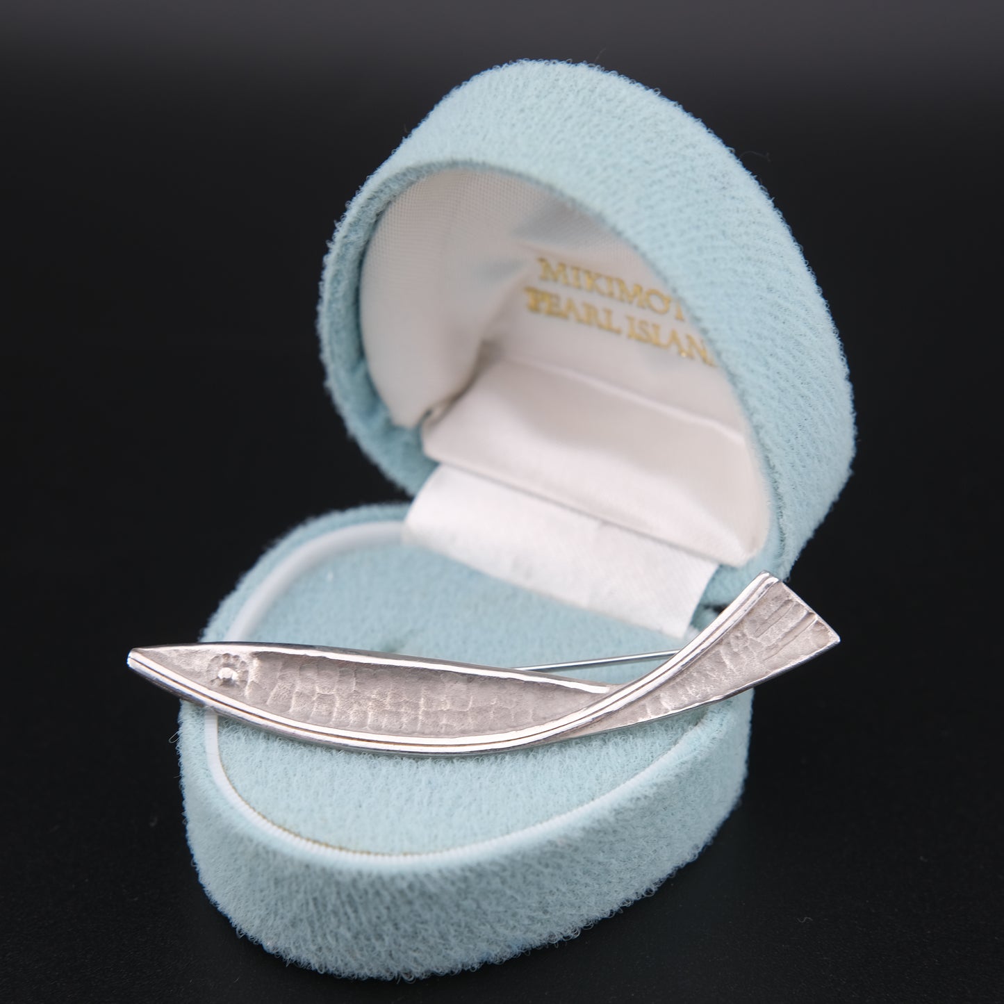 ❤️ Vintage Silver Fish Brooch | Sculptural Modernist Animal Design