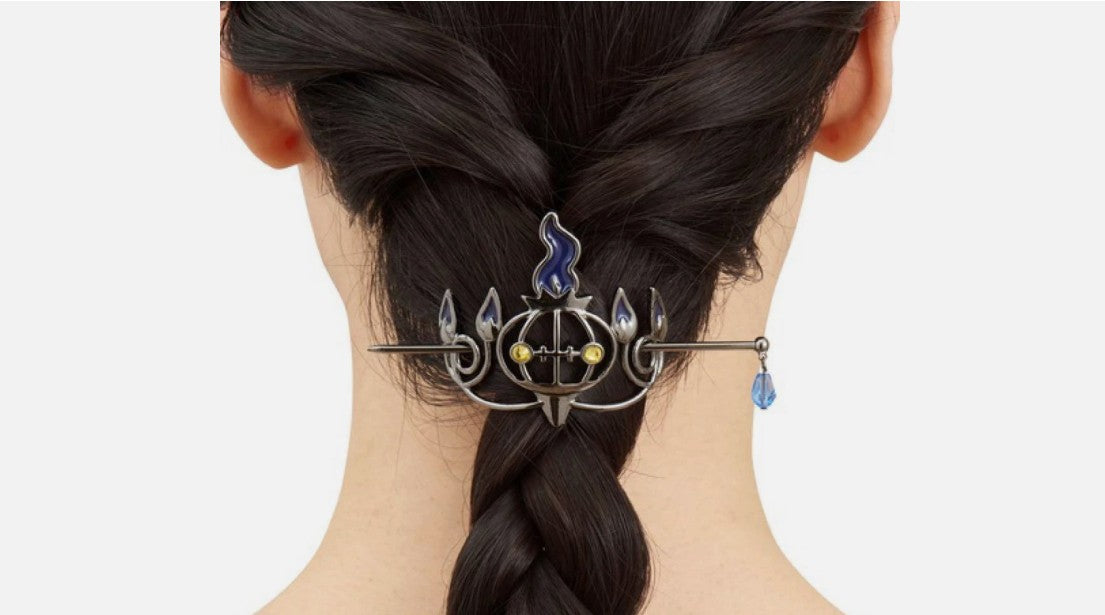 🎃 Pokémon Center 2022 Pokémon Accessory Series Hair Kanzashi – Chandelure Inspired